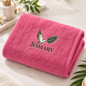 JESMARY -  Xưởng Sản Xuất Khăn Nail Microfiber Thêu Logo JESMARY: Giải Pháp Nâng Tầm Nhận Diện Thương Hiệu & Trải Nghiệm Khách Hàng Chuyên Nghiệp C