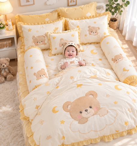 JESMARY - Tùy Biến Màu Sắc, Phối Tone Nhã Nhặn Cho Bộ Chăn Ga Phòng Ngủ Của Con