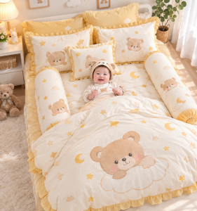 JESMARY - Tùy Biến Màu Sắc, Phối Tone Nhã Nhặn Cho Bộ Chăn Ga Phòng Ngủ Của Con