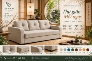 JESMARY   -   Xưởng Sản Xuất Ghế Sofa Góc L Thêu Logo / Dấu Ấn Thương Hiệu JESMARY: Giải Pháp Tối Ưu Không Gian Cho Khách Sạn & Salon