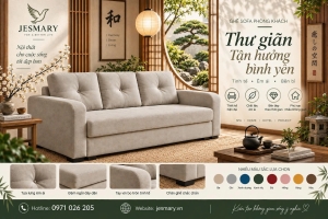 JESMARY  -  Xưởng Sản Xuất Ghế Sofa Băng Đôi Tiêu Chuẩn JESMARY: Giải Pháp Tối Ưu Cho Không Gian Nhỏ & Phòng Tiếp Khách