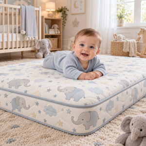 JESMARY - Nệm Trẻ Em Cao Cấp In Logo Thương Hiệu, Mềm Mịn Và Êm Ái