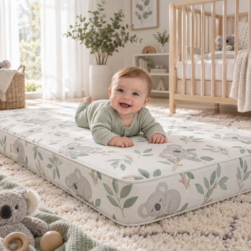 JESMARY - Nệm Trẻ Em In Logo Thương Hiệu Với Màu Sắc Đa Dạng, Thiết Kế Đáng Yêu