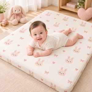 JESMARY - Quy Trình Sản Xuất Nệm Trẻ Em In Logo Theo Yêu Cầu Từ Thiết Kế Đến Thành Phẩm