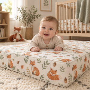 JESMARY - Nệm Trẻ Em Chất Lượng Cao In Logo, Kiểm Soát Chặt Chẽ Từ Khâu Sản Xuất
