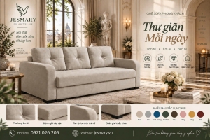 JESMARY   -   Xưởng Sản Xuất Ghế Sofa Chữ U Tiêu Chuẩn JESMARY: Giải Pháp Nội Thất Đẳng Cấp Cho Không Gian Lớn & Biệt Thự