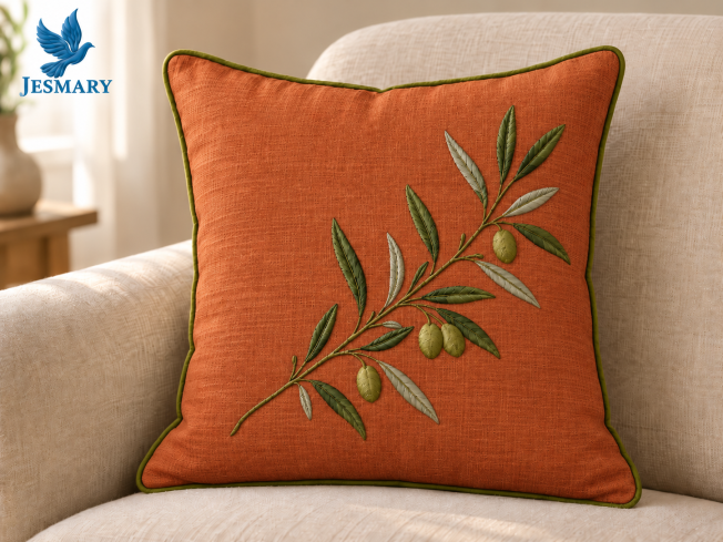 JESMARY - Kiệt Tác Gối Tựa Ghế Sofa Dệt Sợi Cao Cấp Đập Tan Cảm Giác Thô Cứng Của Không Gian